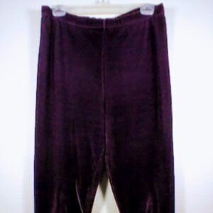 Solutions Casual Wear Purple Stretch Pants